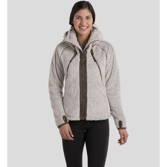 KUHL Women's Flight Jacket Fleece jacket STONE- size XS - Picture 1 of 12